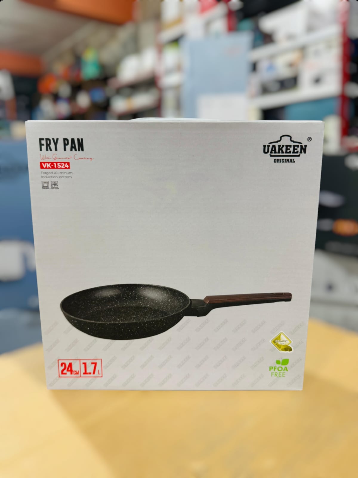 Uakeen Germany Induction Die-Cast Granite Frypan