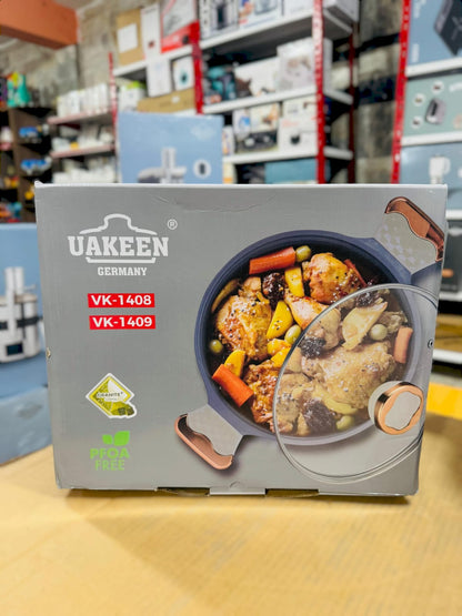 Uakeen Germany Induction Die-Cast Granite Cookware Set 10pcs VK-1408