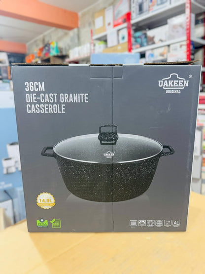 Uakeen Germany Induction Die-Cast Granite Casserole VK-20