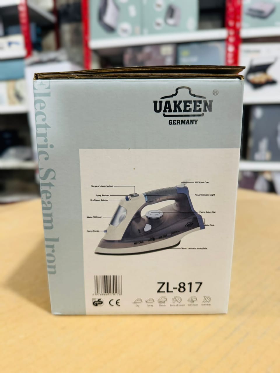 Uakeen Germany Steam Iron ZL-817