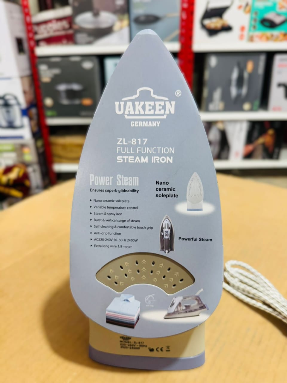 Uakeen Germany Steam Iron ZL-817