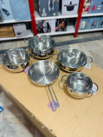 Korkmaz Tombik 9pcs Cookware Set HY-8608