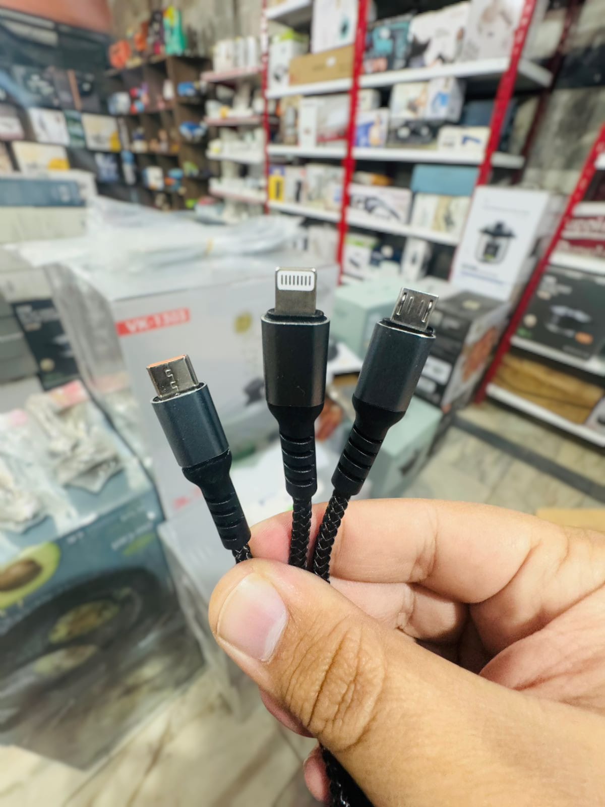 3 in 1 Mobile Charging Cable