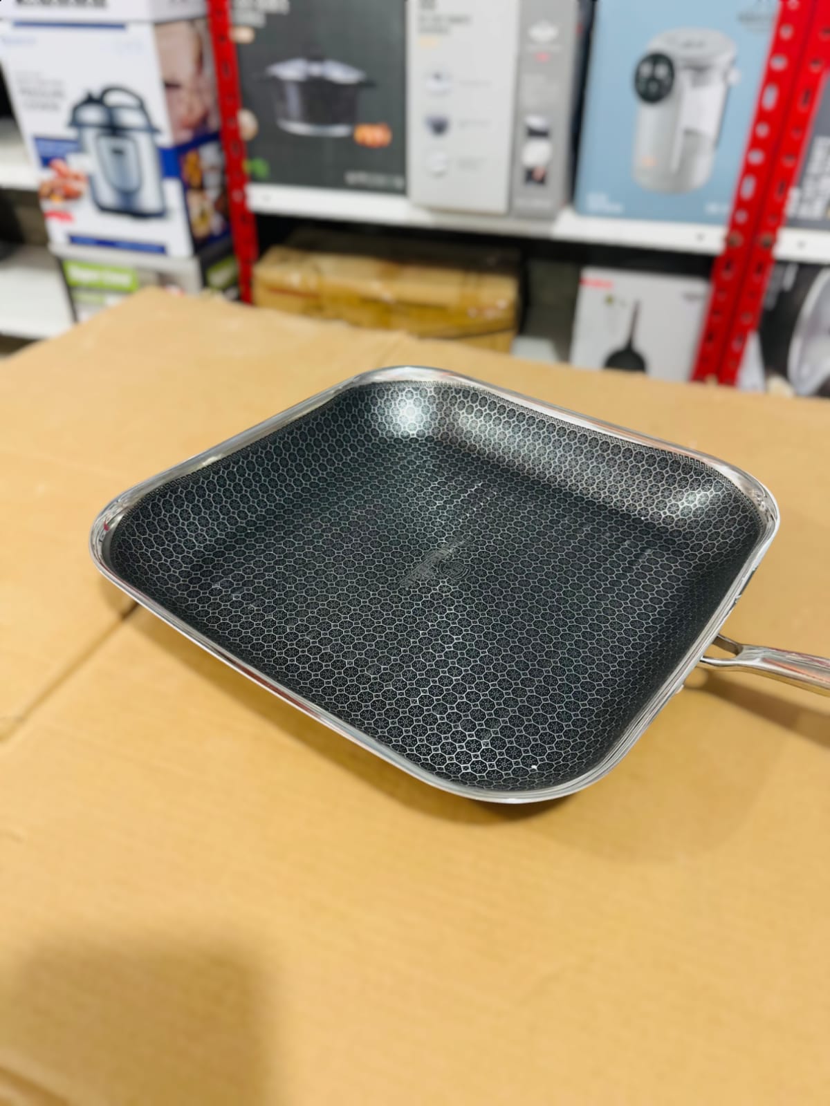 Honeycomb Induction Based Grill Pan 30cm