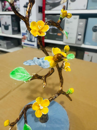 Apricot Tree with bird Home Decor Show Piece