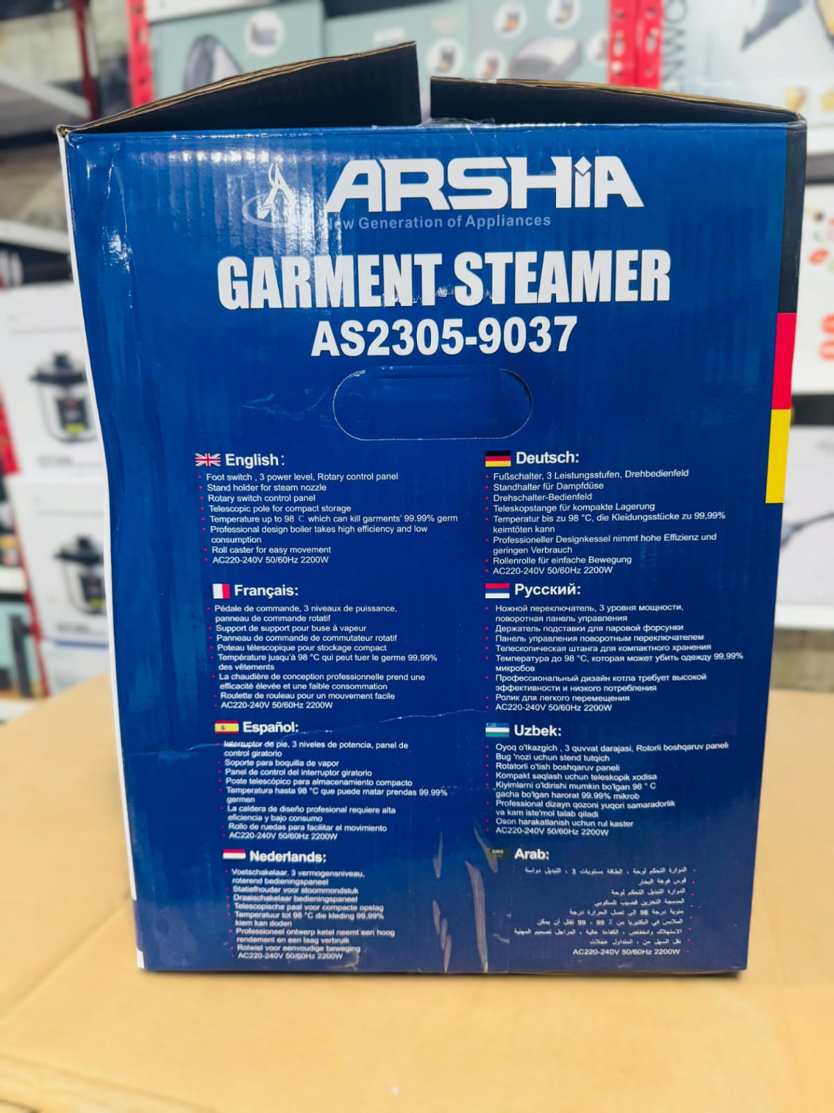 Arshia Garment Steamer AS2305-9037