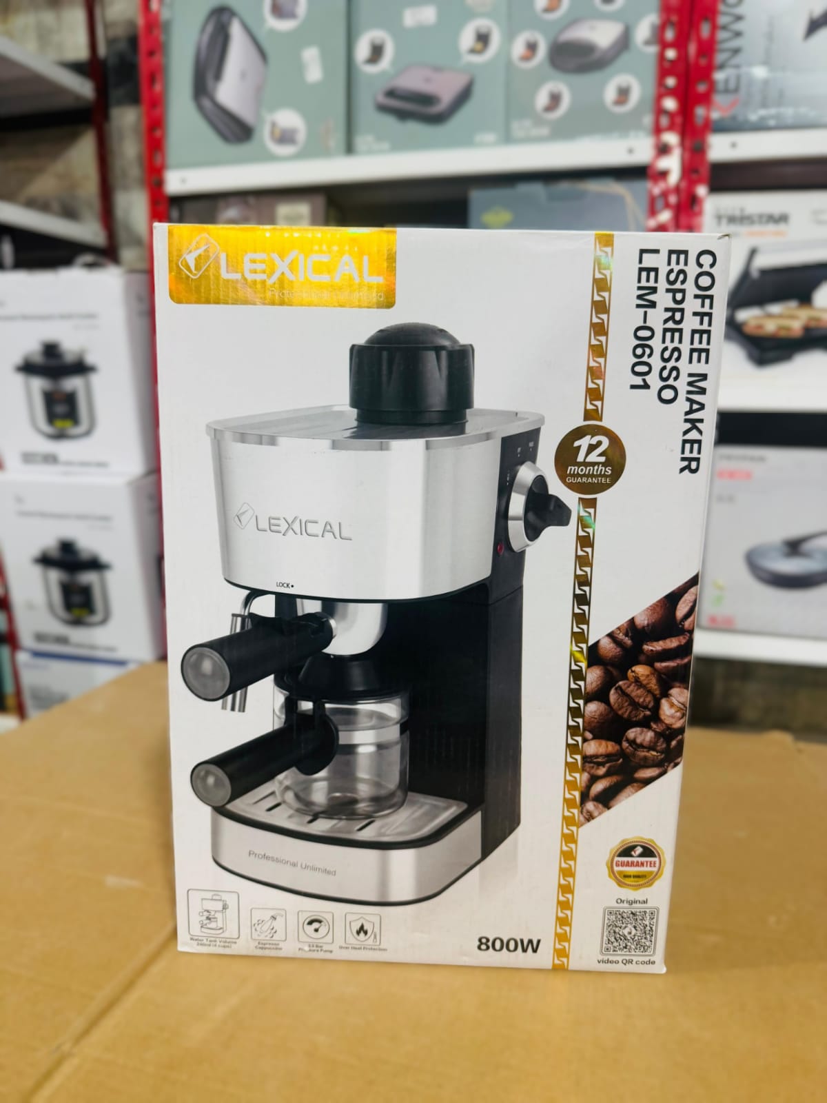 Lexical Espresso Coffee Maker LEM-0601