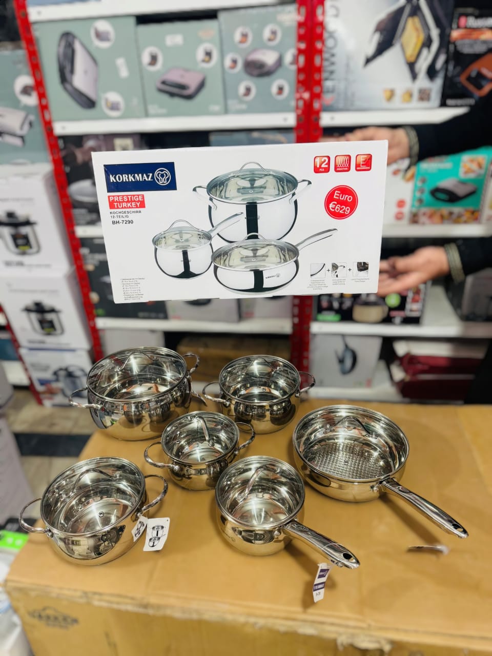 Korkmaz 12 Pcs Cookware Set BH-7290