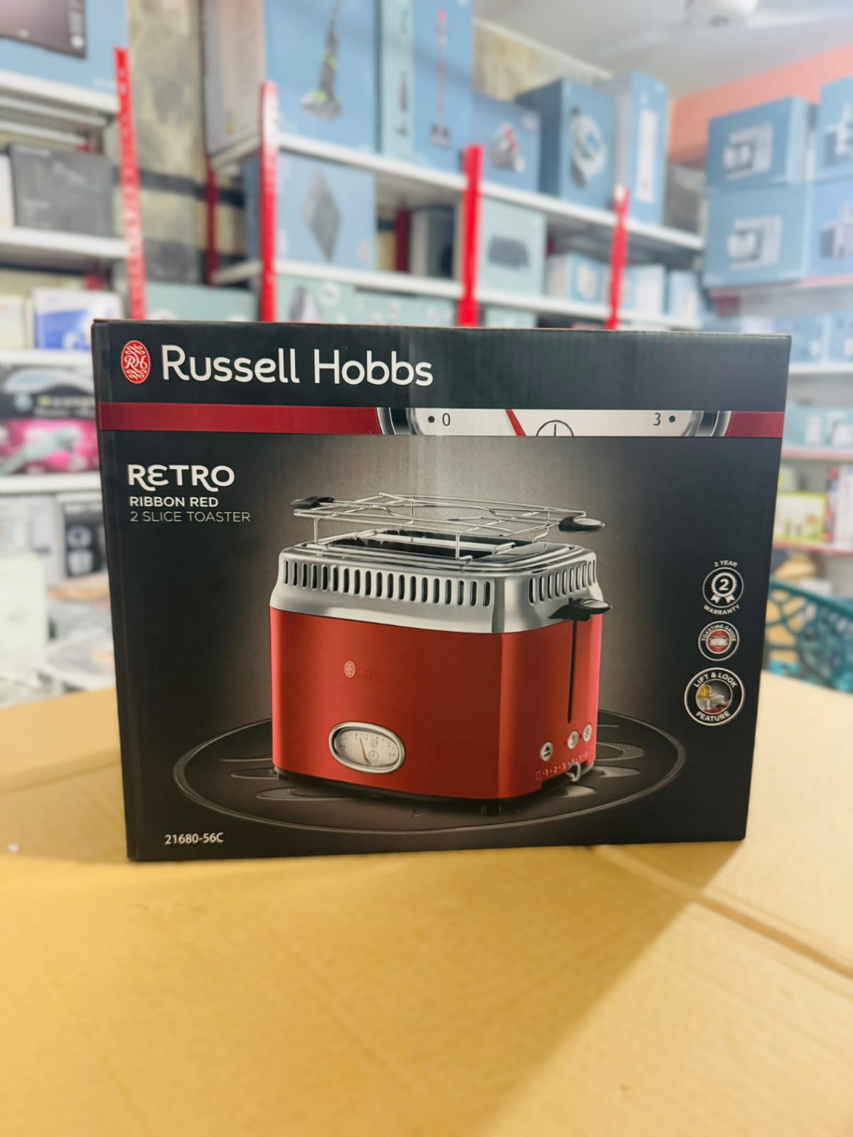 Russell Hobbs Retro 2 Slice Toaster 1100W