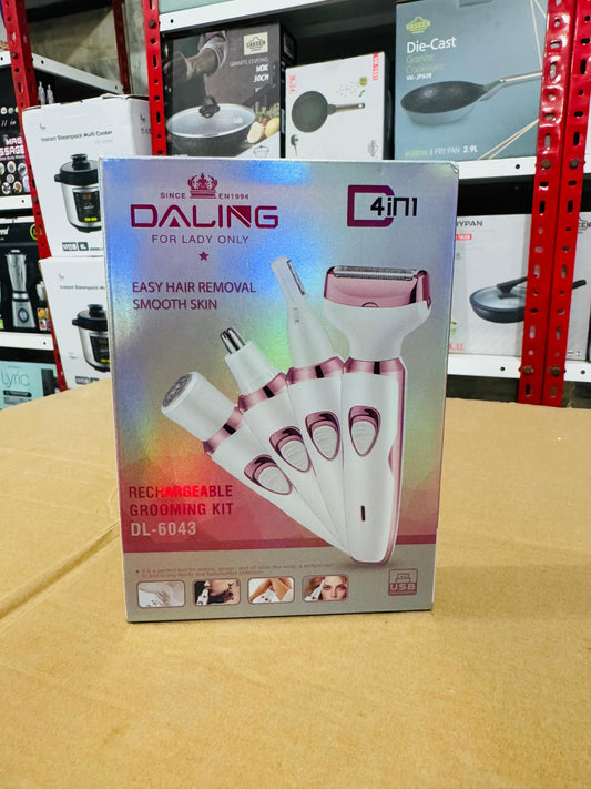 Daling Rechargeable 4 in 1 Ladies Grooming Kit DL-6043