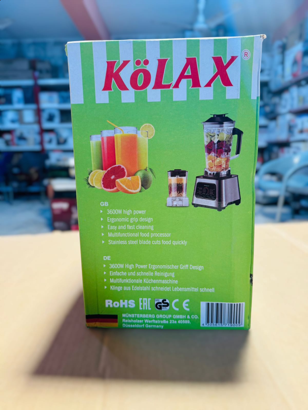 KoLAX 2 in 1 Blender & Grinder