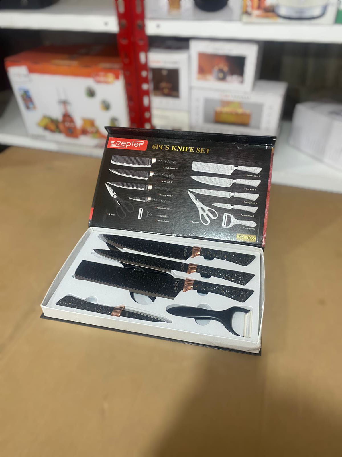 Zepter 6 Pieces Sharp Knives Set