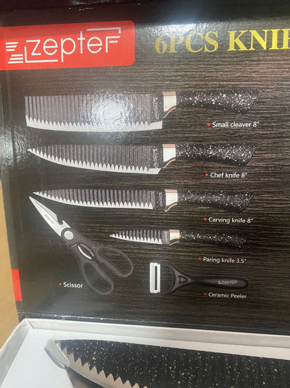 Zepter 6 Pieces Sharp Knives Set