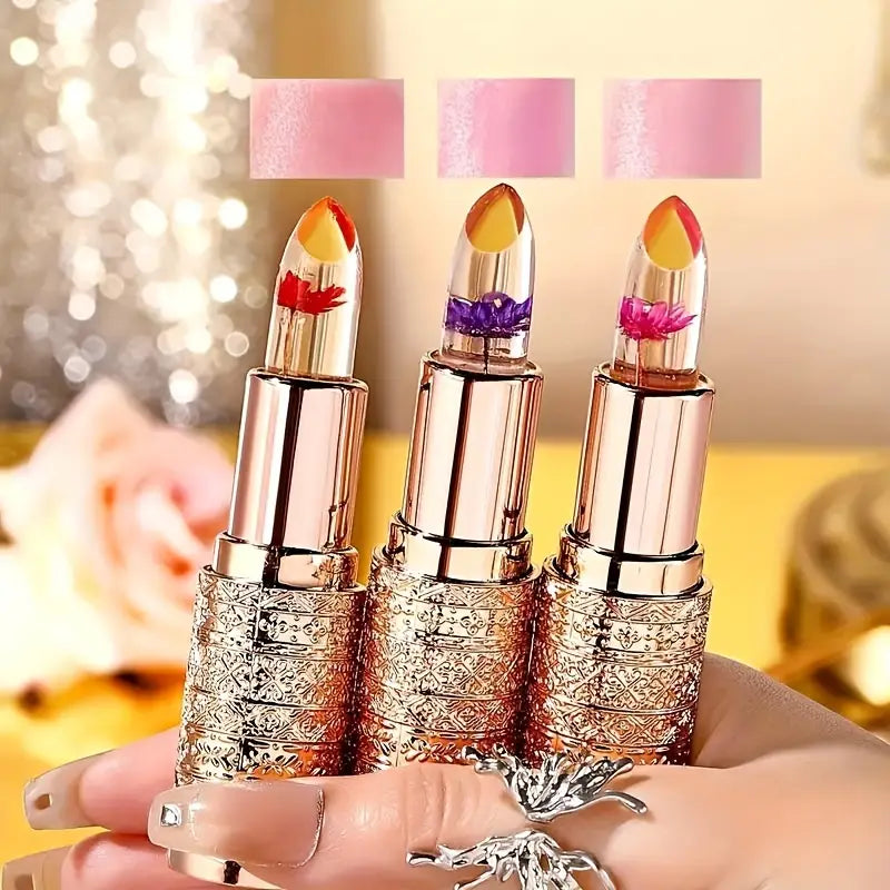 Flower Jelly Lipstick, Color Changing