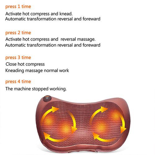 Car & Home Neck Massage Pillow( weak quality)