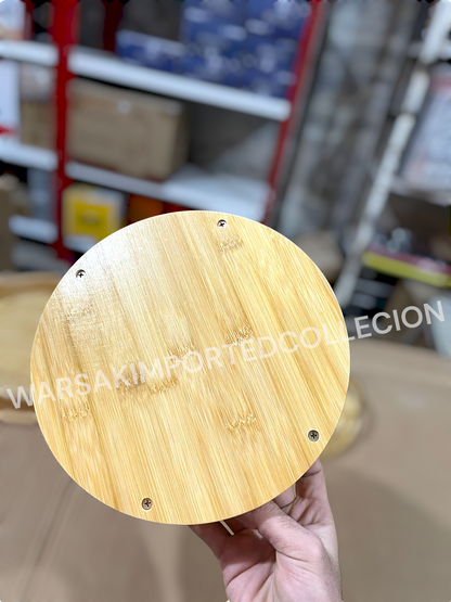 3pcs Bamboo Tray Set