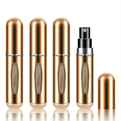 4pcs Mini Portable Perfume Spray Bottles - 5ml Refillable Atomizers,